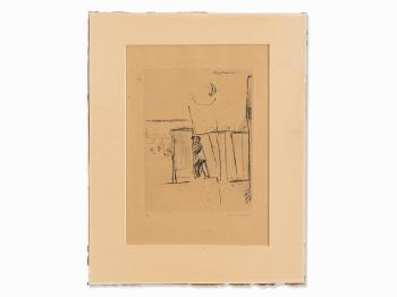 At the Gate by Marc Chagall