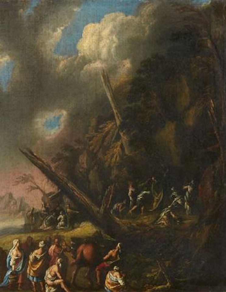 Moses striking Water from the Rock by Giovanni Ghisolfi