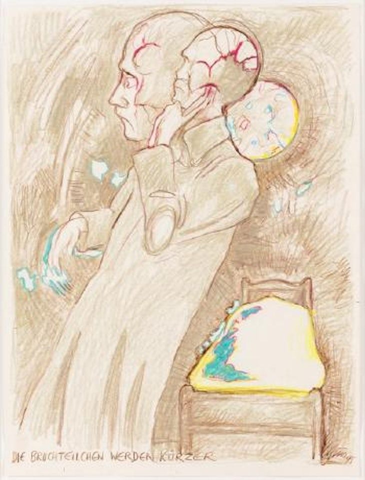 Die Bruchteilchen werden Kürzer by Gunter Brus