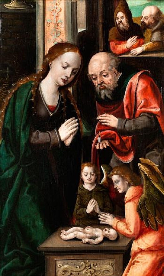 Anbetung des Kindes by Attributed to Pieter Coecke van Aelst I