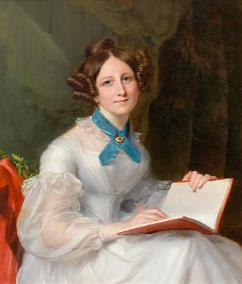 Portrait of Madame Louise Pétronille Nicole-du Pan by Firmin Massot