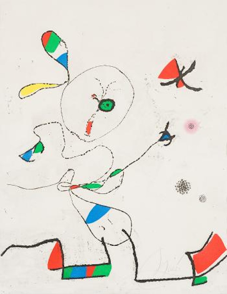 Le Chasse Aux Papillions (D. 743) by Joan Miró