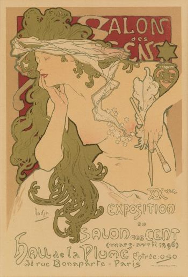 Salon des cent. Maîtres de l'Affiche pl. 94 by Alphonse Mucha