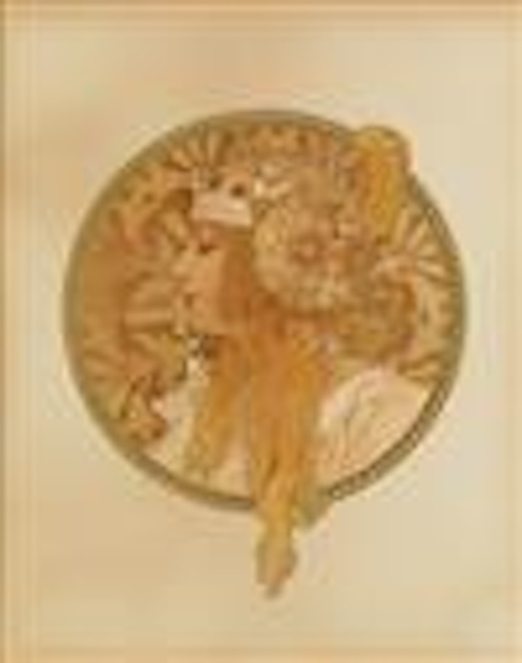 Têtes Byzantine by Alphonse Mucha