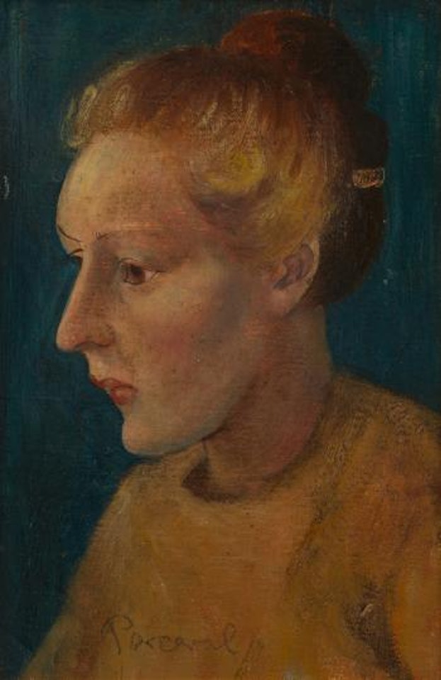 Lady with Bun by John Perceval