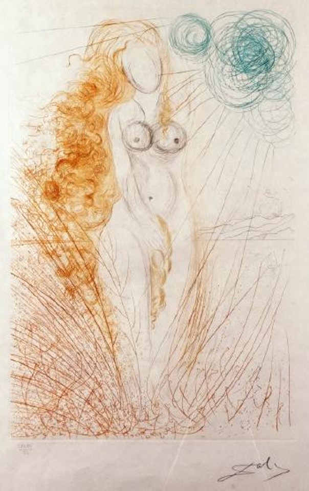La naissance de Vénus by Salvador Dali