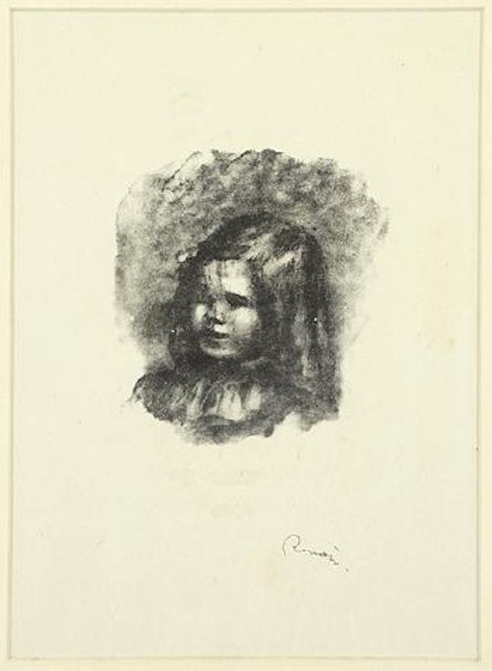 Claude Renoir tourne a gauche by Pierre-Auguste Renoir