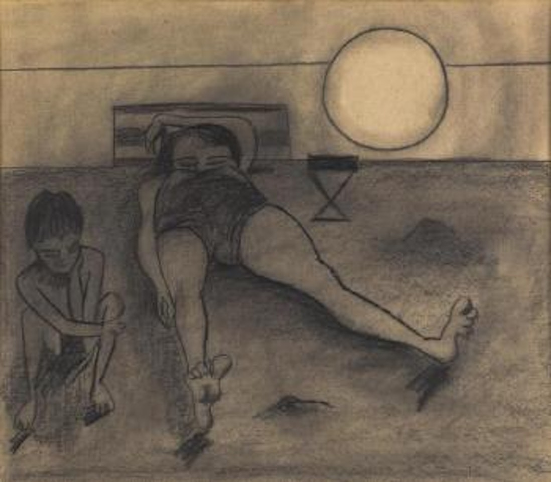 Sunbathers by Charles Blackman