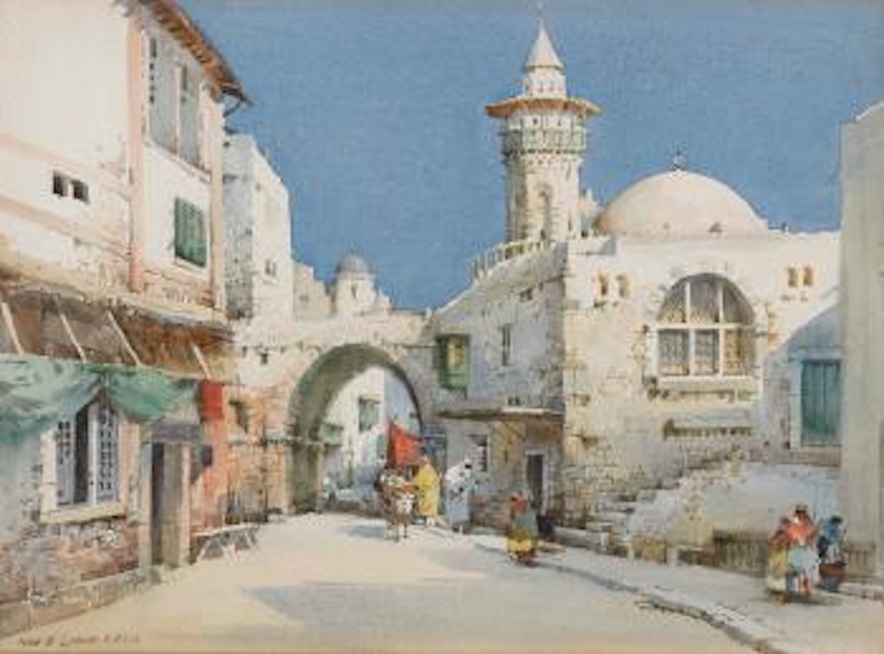 Straße in Palästina by Noel Harry Leaver