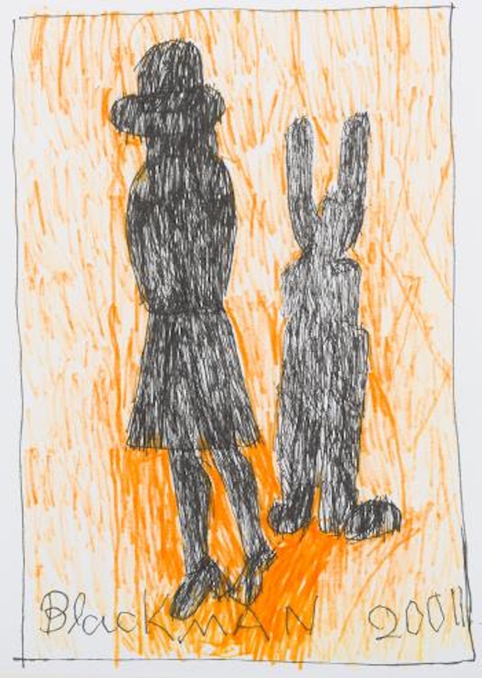 Schoolgirl and Rabbit by Charles Blackman