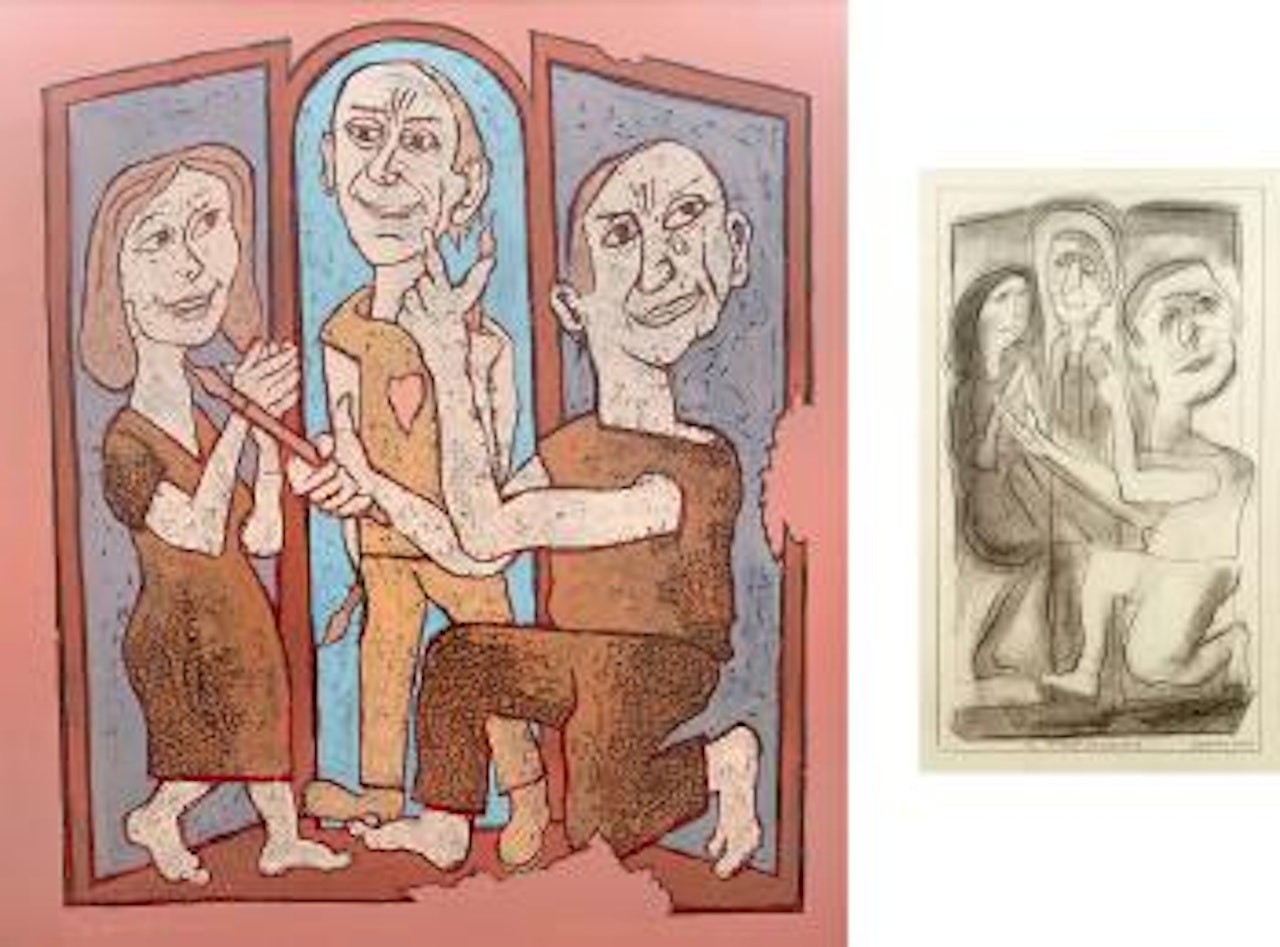 The Artist Dreaming circa 3rd Century AD; The Artist Dreaming by Andrew Sibley