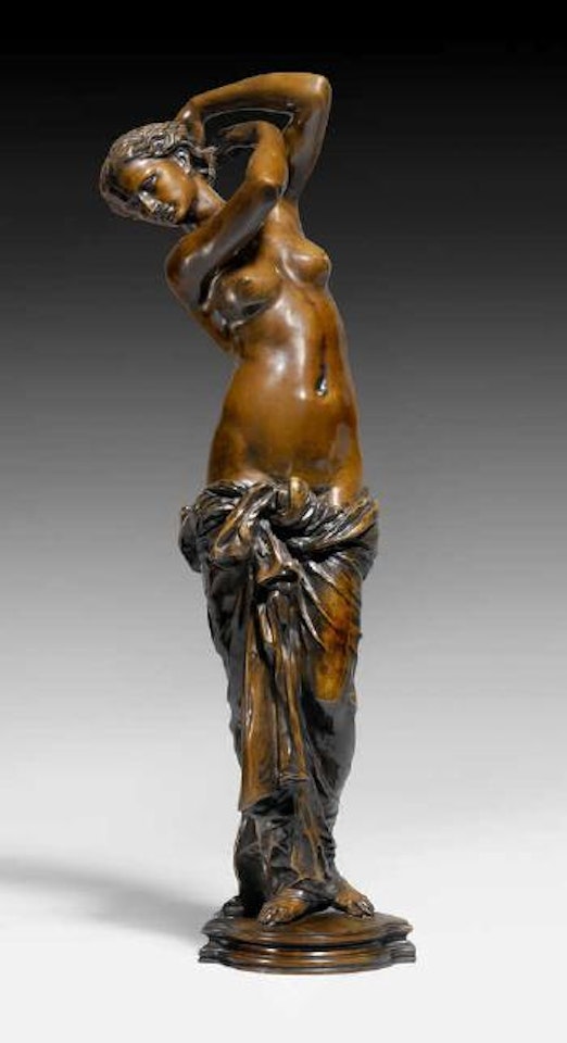 Standing odalisque with raised arms by Jean-Baptiste Carpeaux