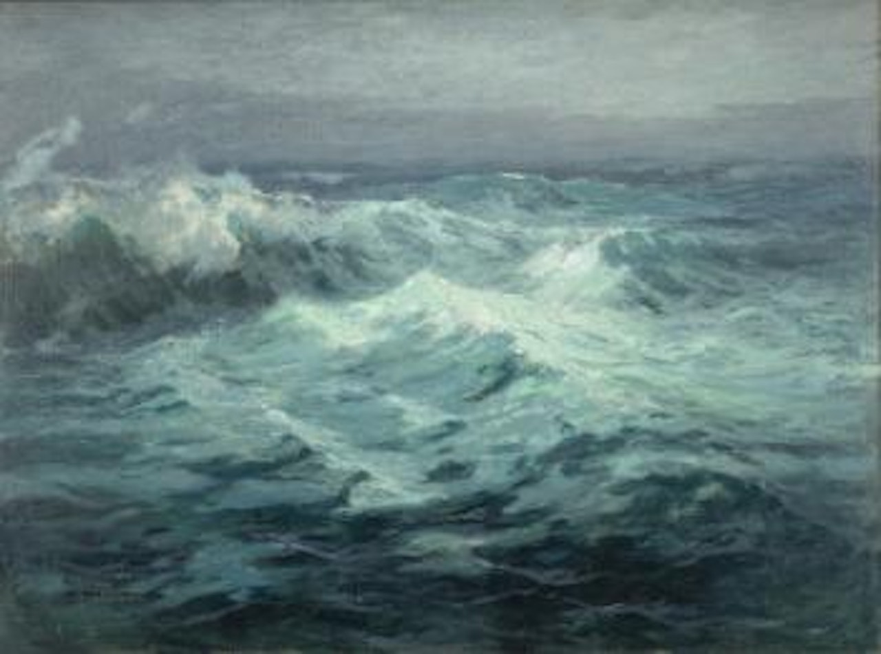 Whitecaps, seascape by William Ritschel