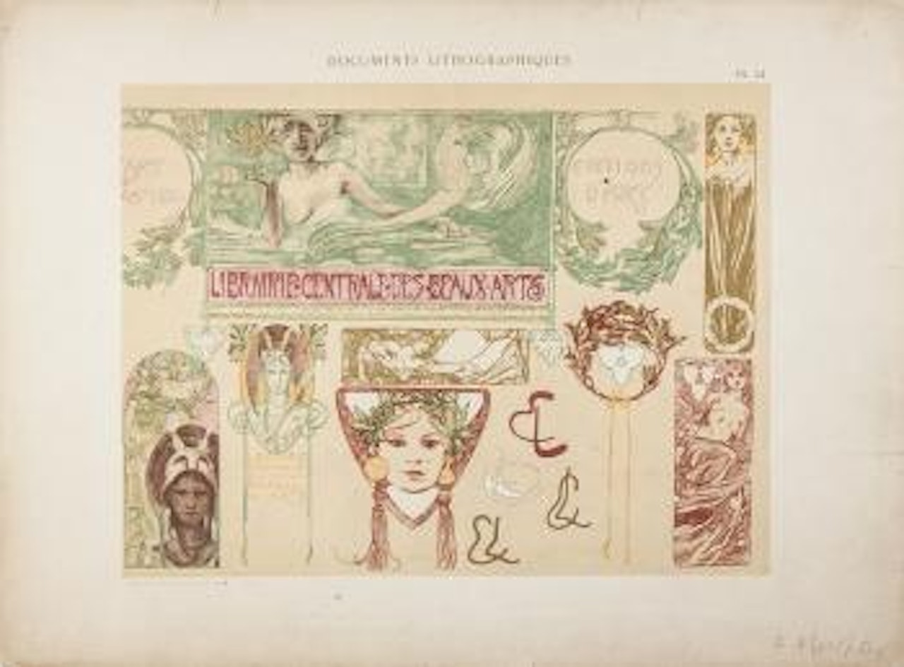 Modelli decorativi by Alphonse Mucha