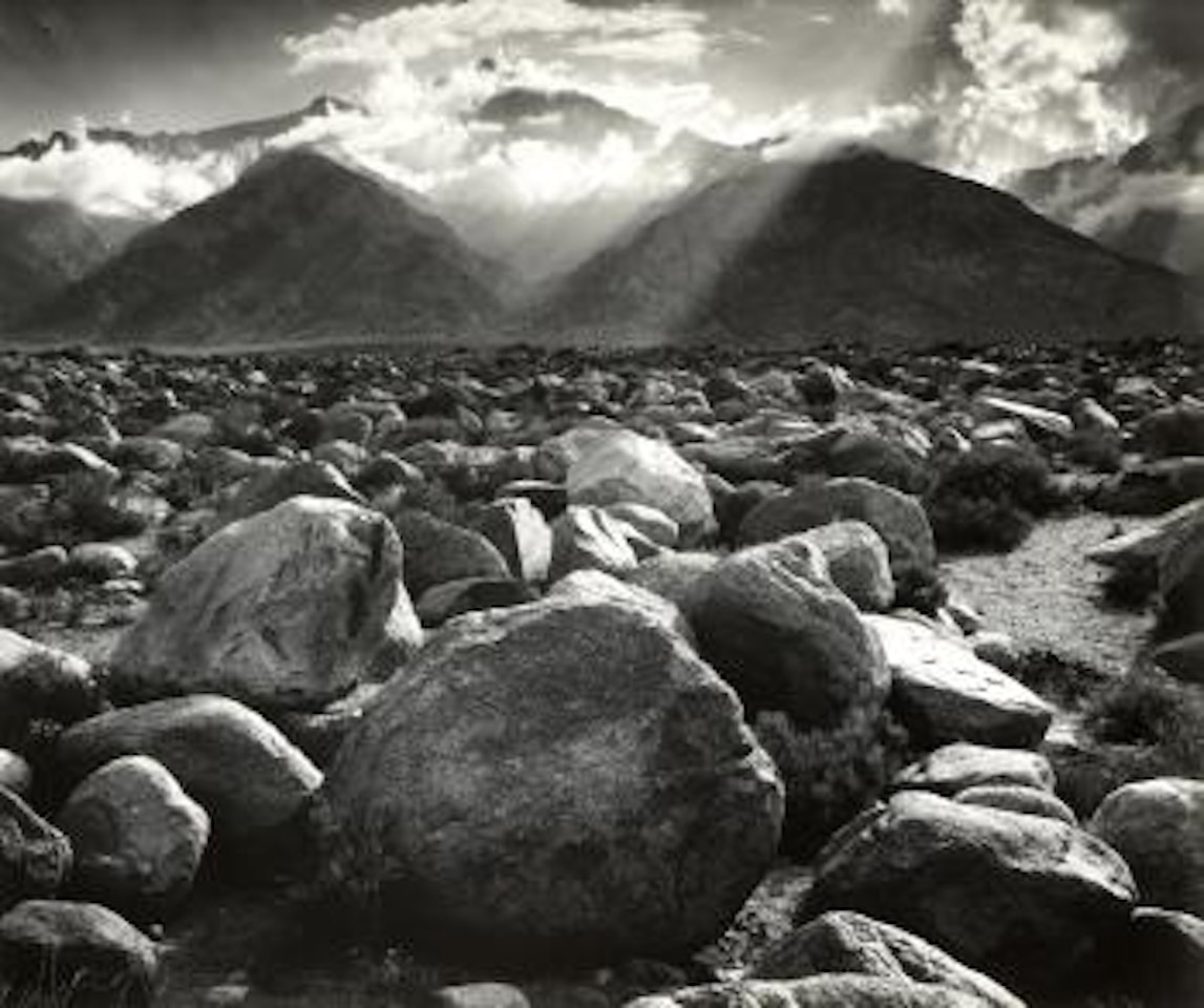 Mount Williamson, Sierra Nevada from Manzanar by Ansel Adams