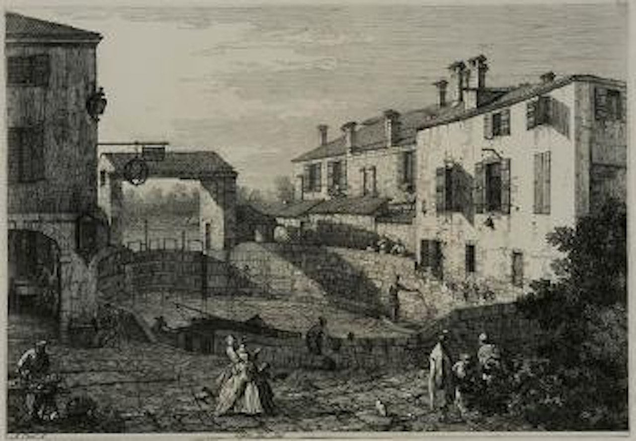 Le Porte del Dolo (Bromberg 6) by Canaletto