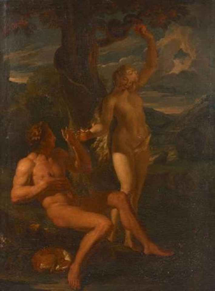 Adam et Ève au paradis by Flemish School