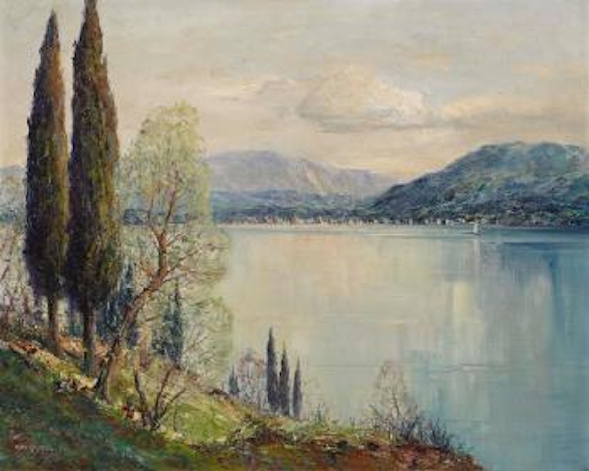 An der Bucht von Garda by Otto Pippel