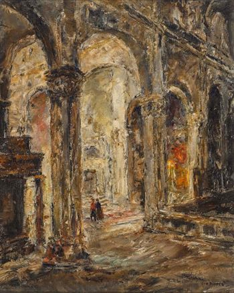 Kathedrale in Lucca by Otto Pippel