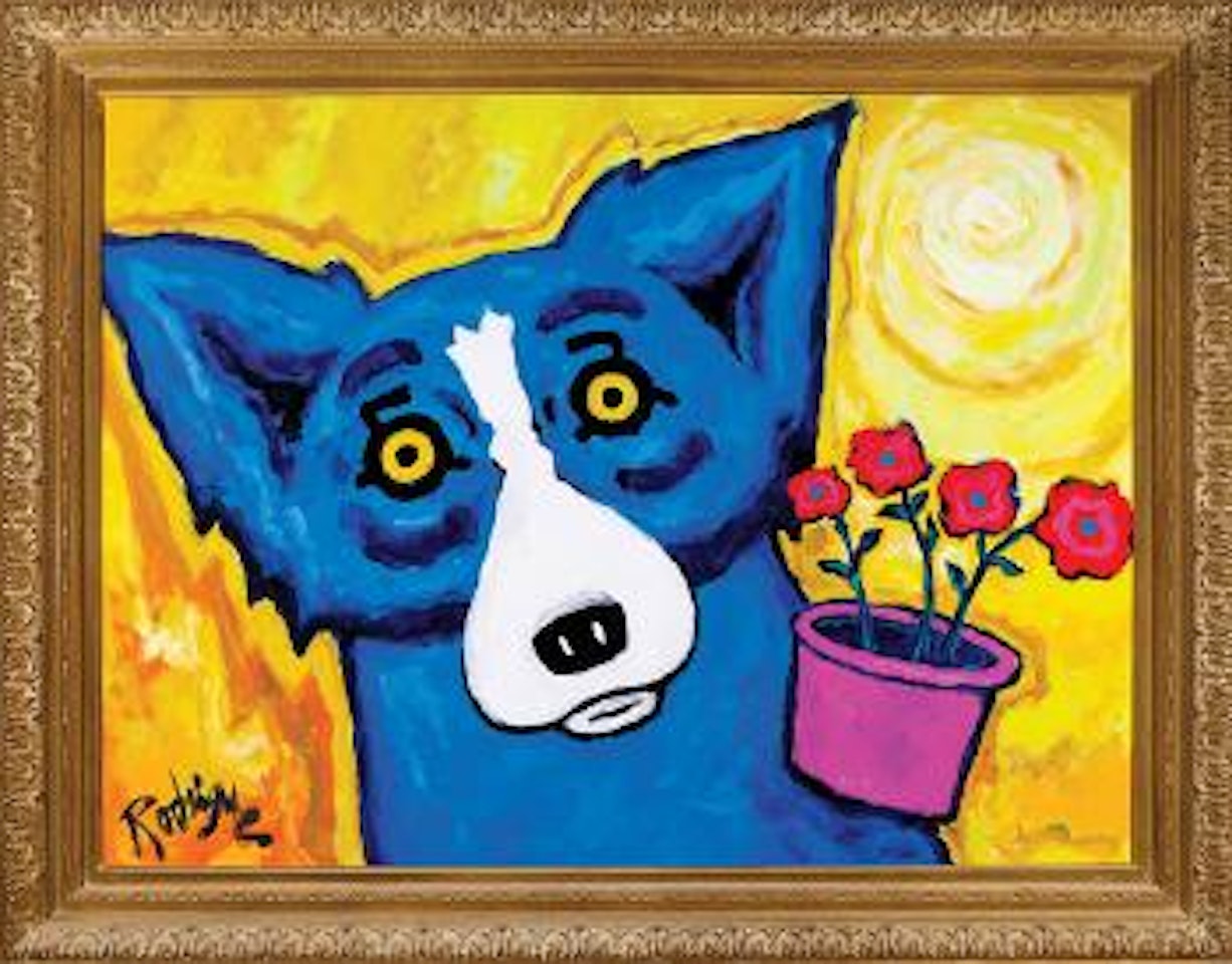 Flowers over Birmingham by George Rodrigue