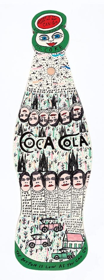 Mr. Coke, Some Folks Would Stand on Their Heads for a Cold Coke, Coca Cola by Howard Finster