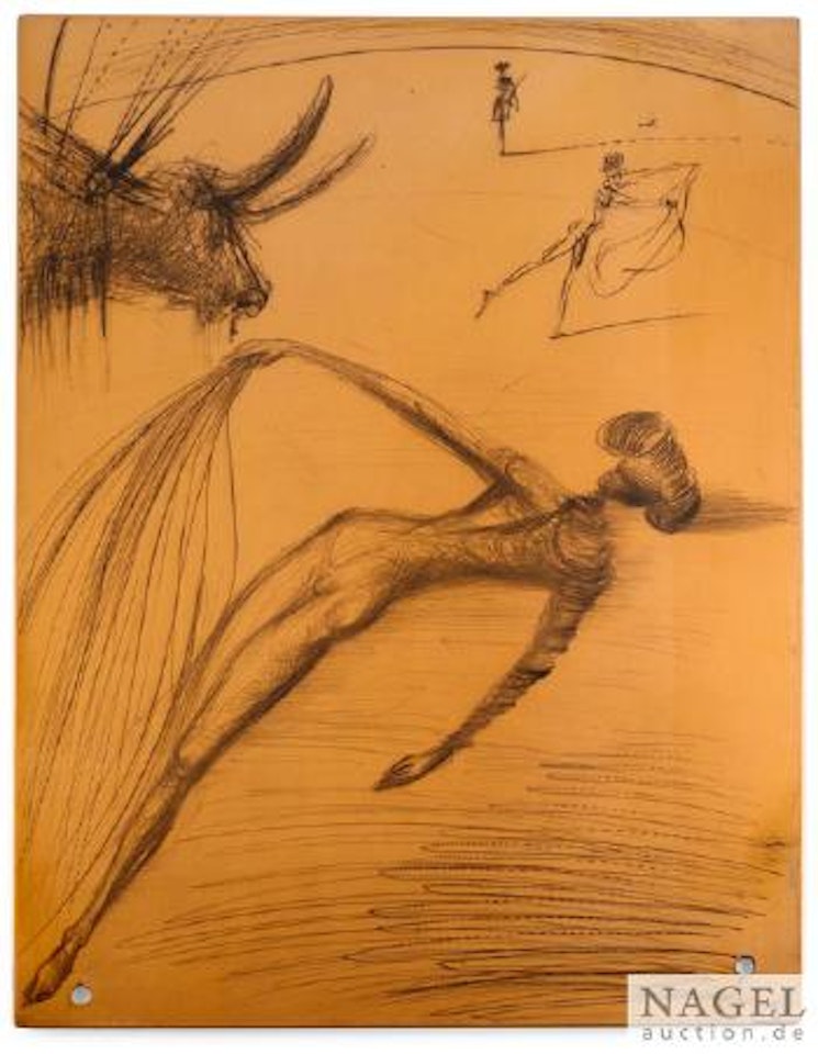 La cogida y la muerte by Salvador Dali
