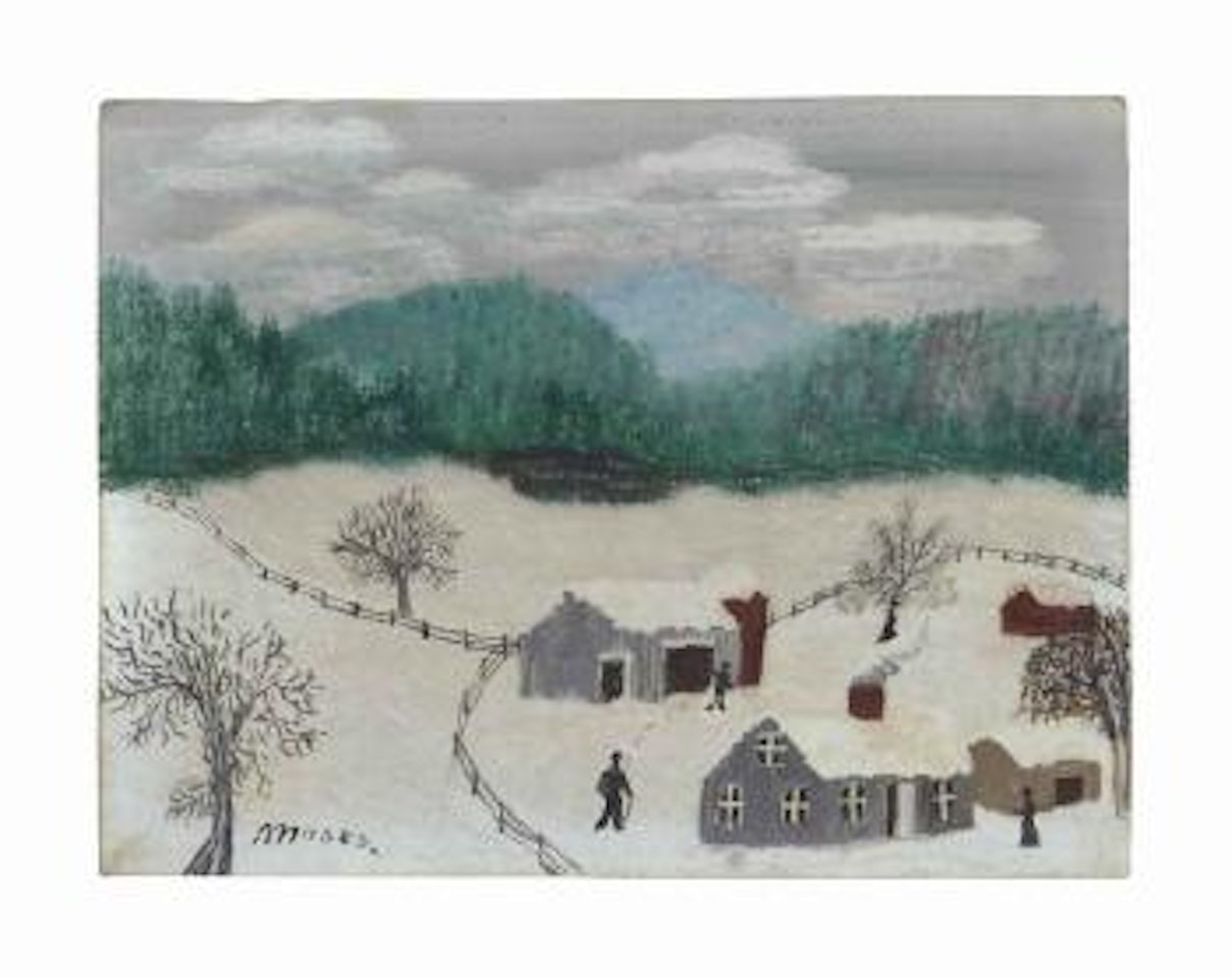 Near Dorset, March 10, 1949 by Grandma Moses
