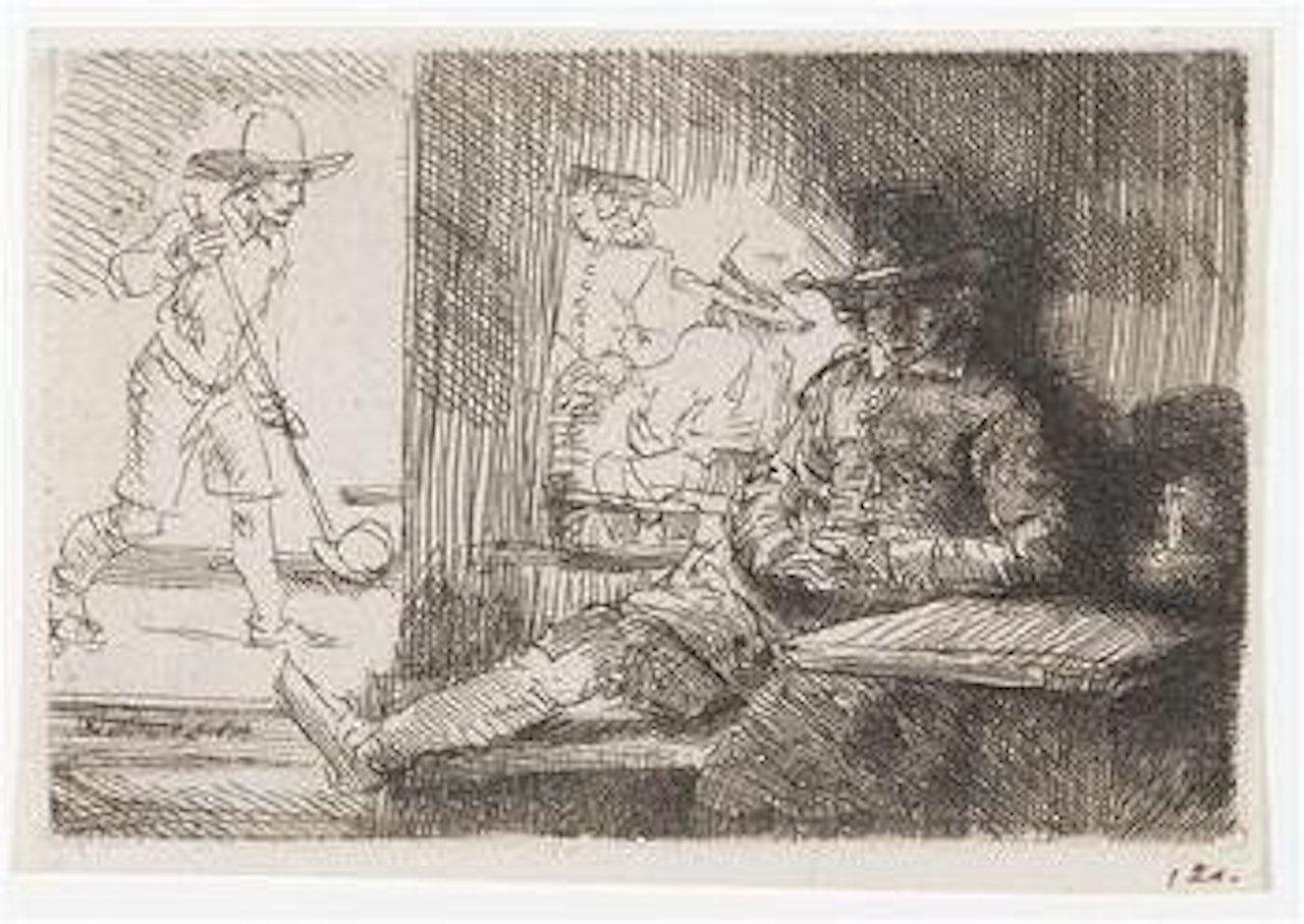 The Golf Player by Attributed to Rembrandt Harmensz van Rijn