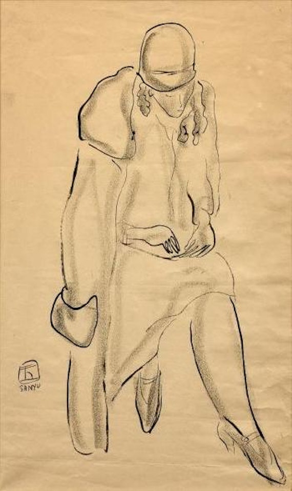 Jeune femme by Sanyu