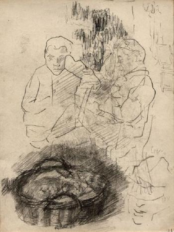 Étude de personnages by James Ensor