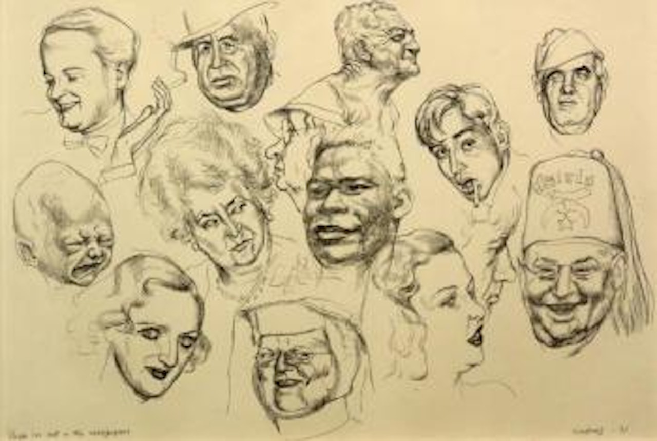 People I've Met in the Newspapers by Paul Cadmus