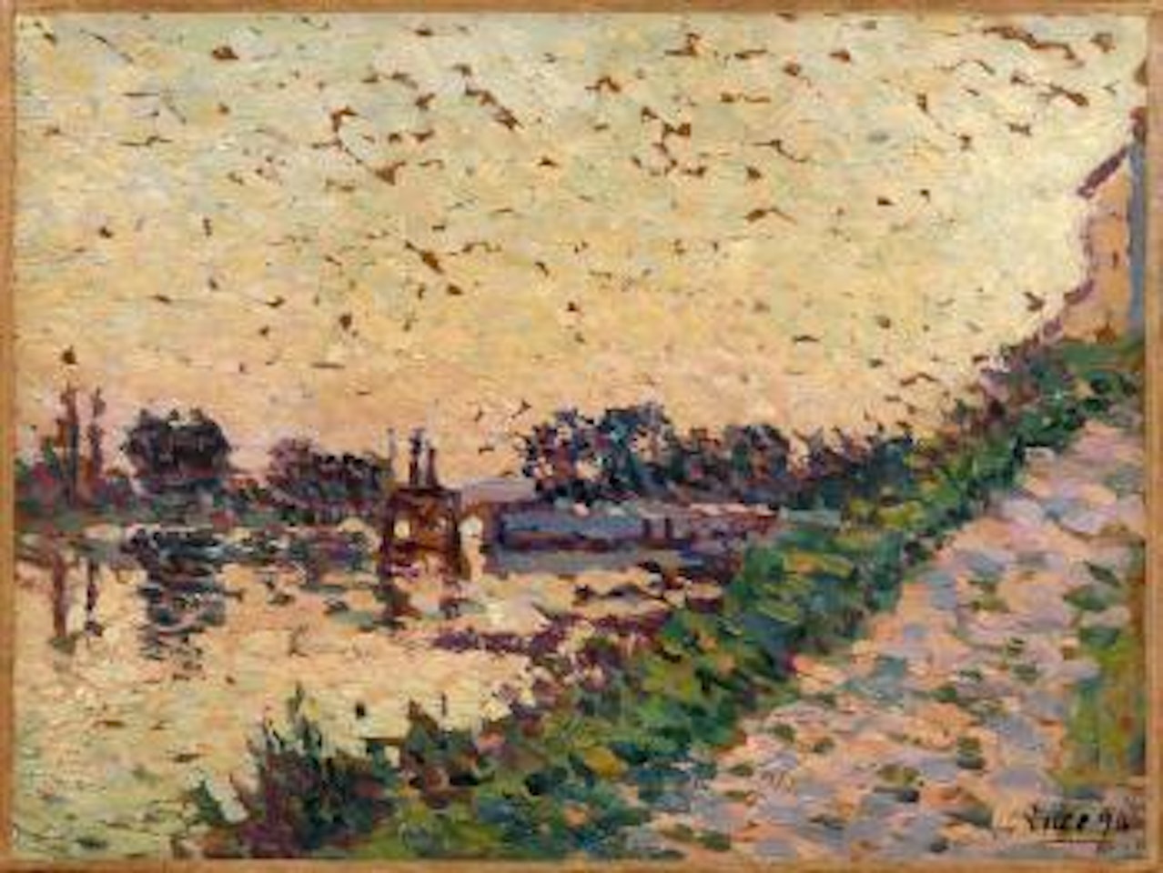 La Seine à Herblay by Maximilien Luce