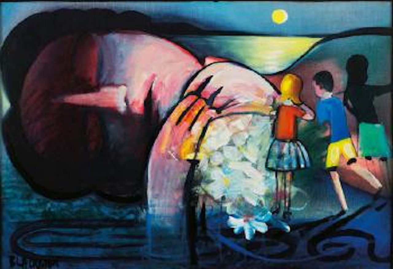 Sleeping Figure by Charles Blackman