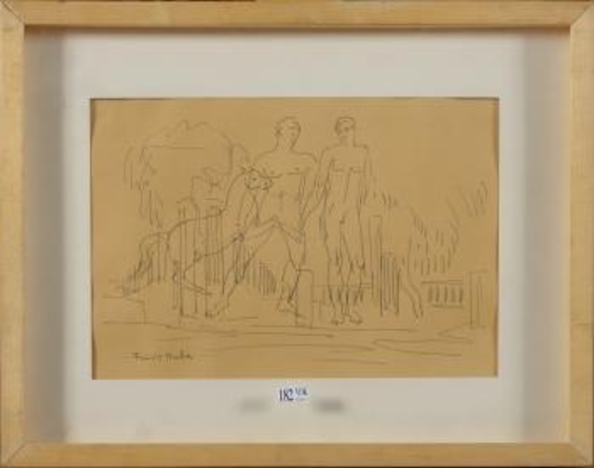 Hommes et cheval by Francis Picabia