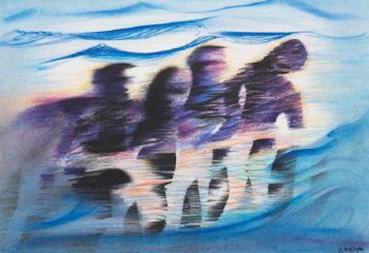 Spindrift by Charles Blackman
