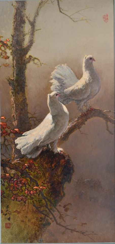 Sepasang Merpati by Lee Man Fong