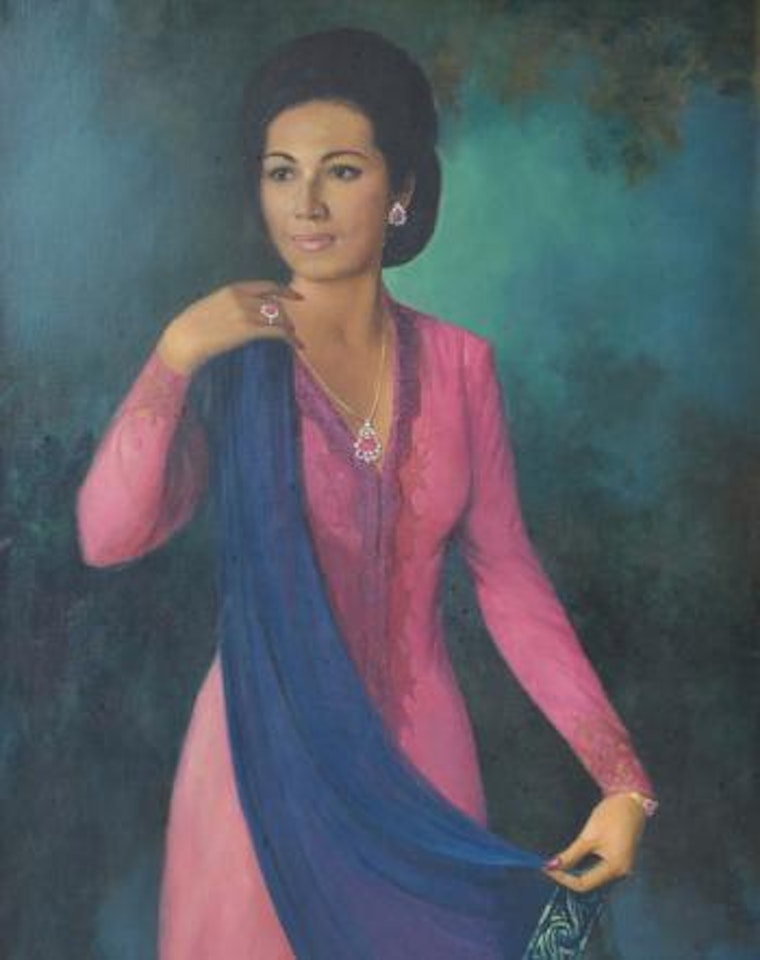 Portrait of a Lady by Raden Basoeki Abdullah