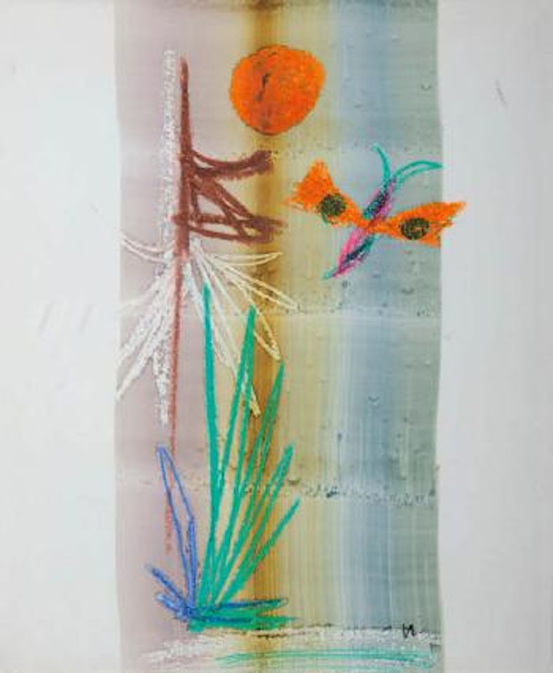 Butterfly and Flower by Sidney Nolan