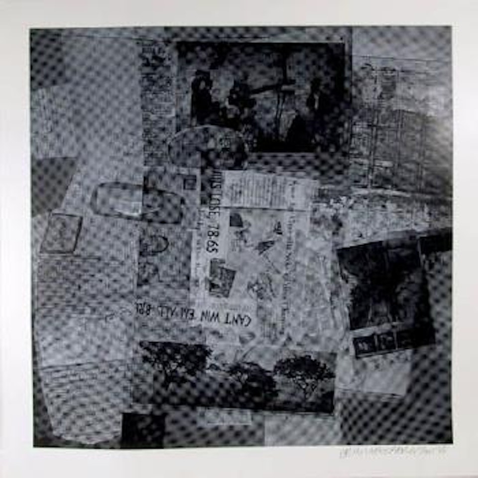 Surface Series From Currents, #37 and #50 by Robert Rauschenberg