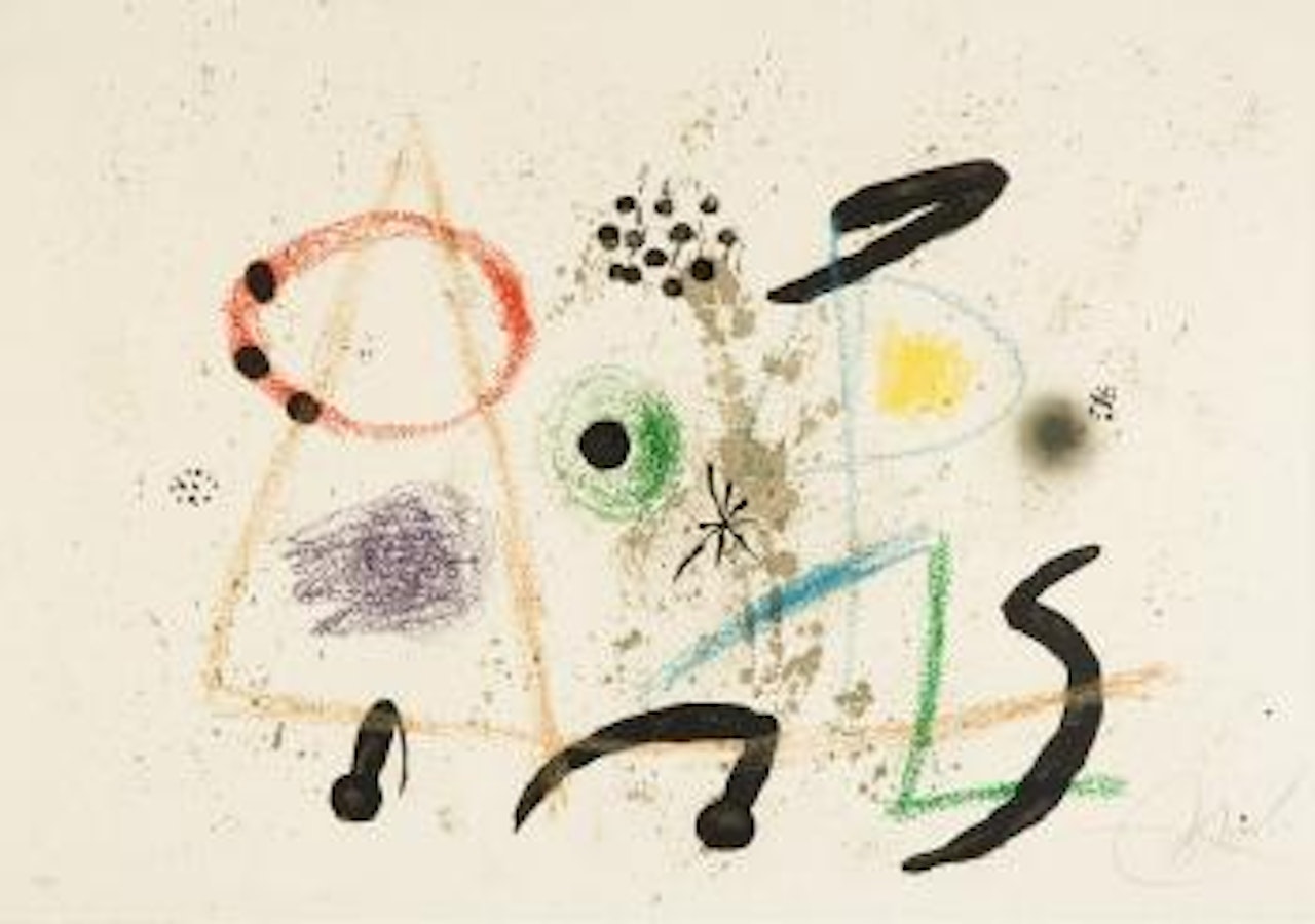 Maravillas con Variaciones Acrósticas en El Jardín de Miró (Wonders with Aristocratic Variations in Miró’s Garden) by Joan Miró