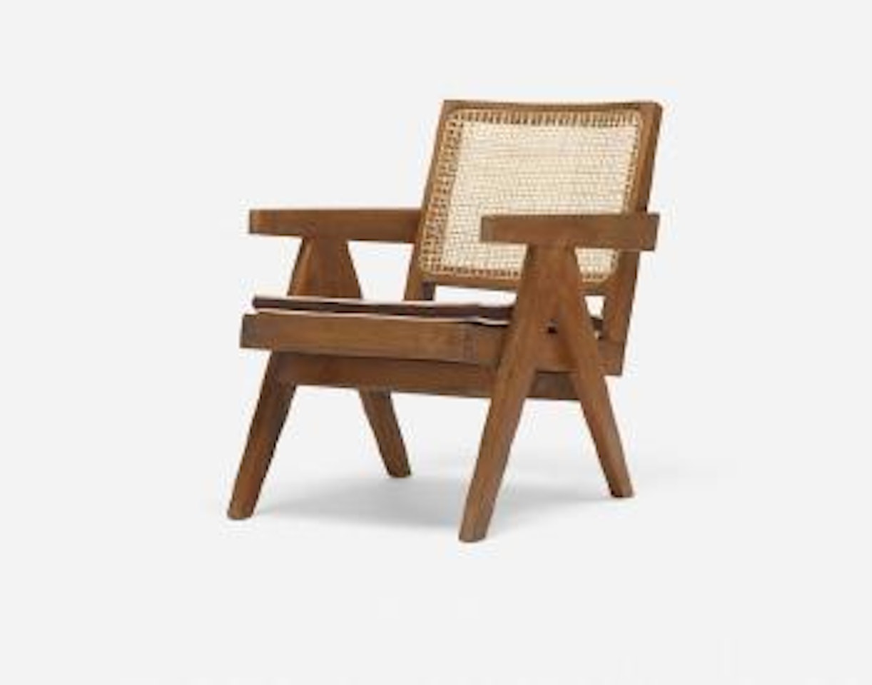 Easy armchair from Chandigarh ,
Circa
1955 by Pierre Jeanneret