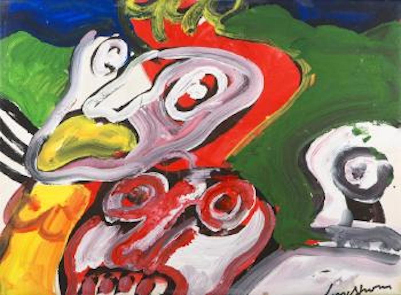 Les Chanteurs by Bengt Lindstrom