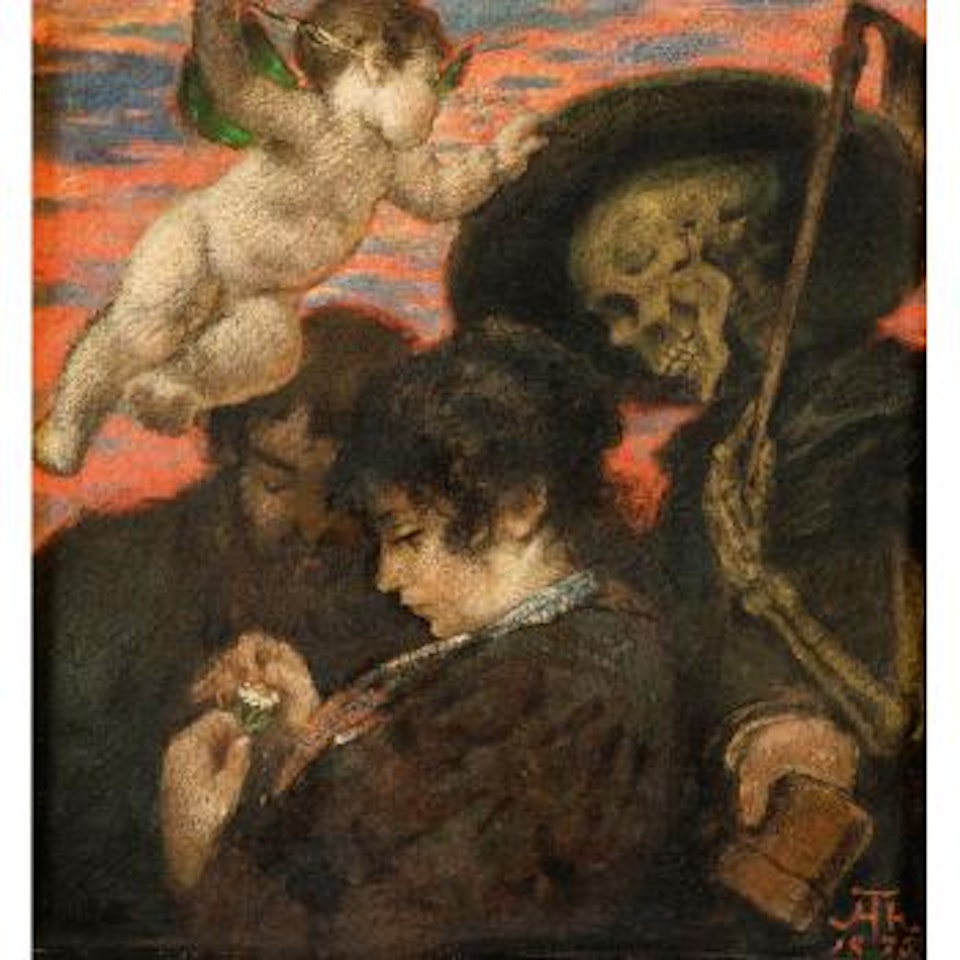 Amor und Tod by Hans Thoma