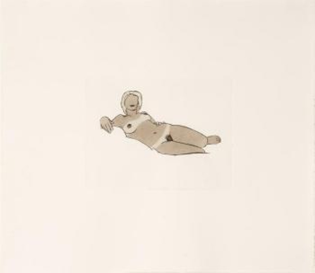 Monica reclining by Tom Wesselmann