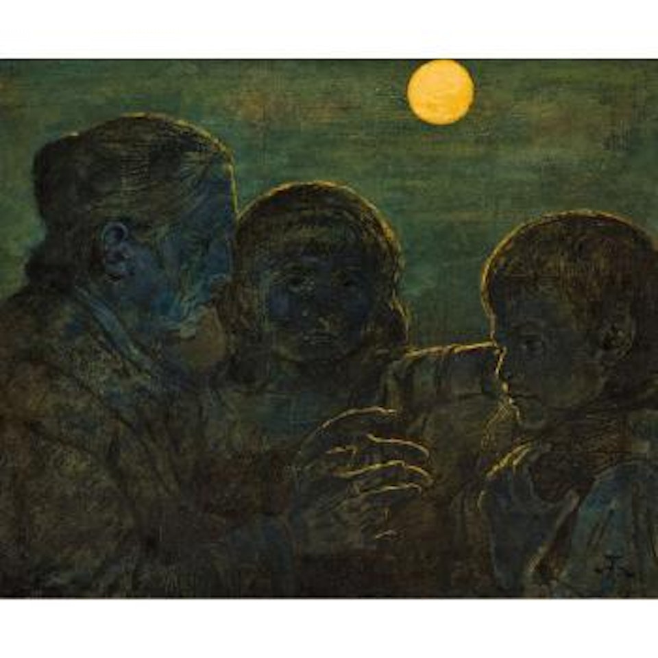Märchenerzählerin by Hans Thoma
