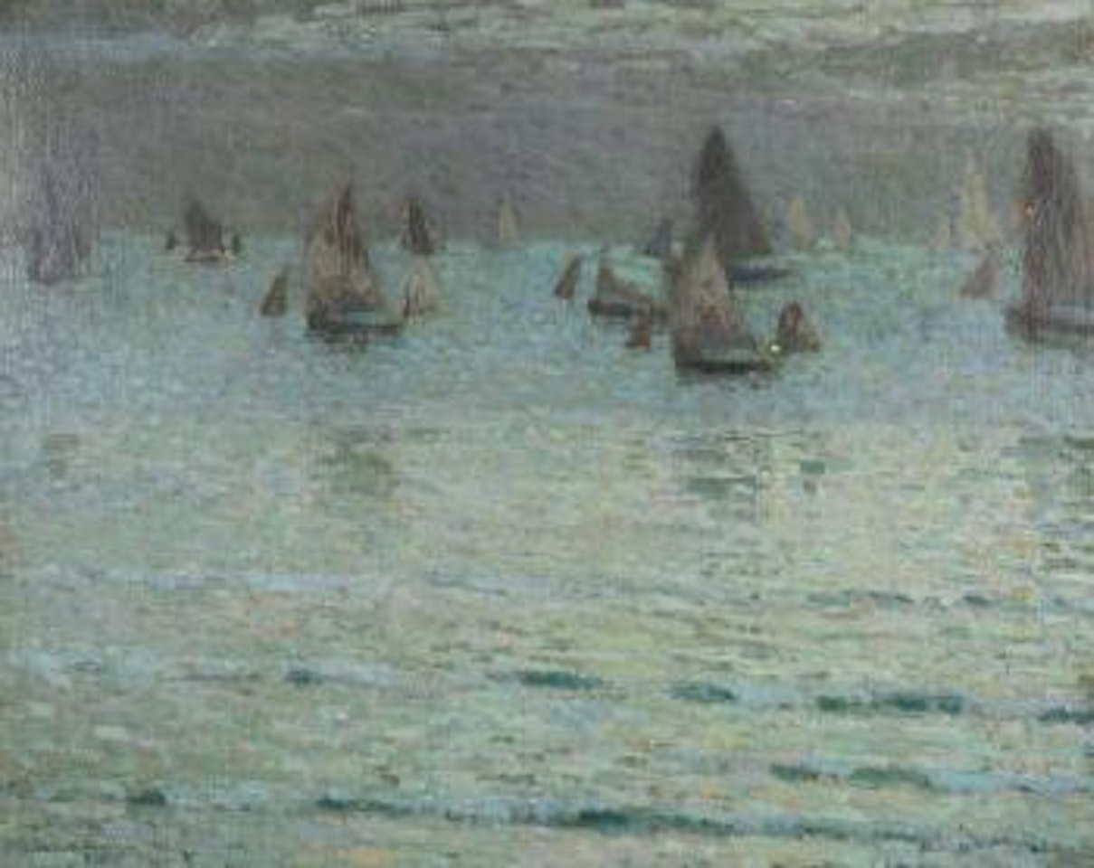 Les barques by Henri Le Sidaner