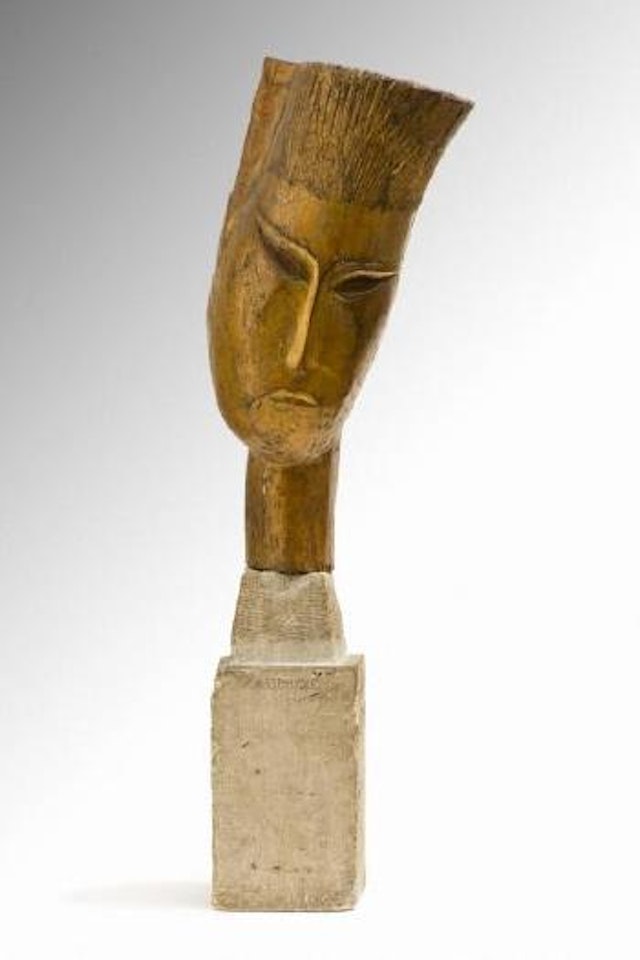 Tête d’homme, Bouddha by Ossip Zadkine