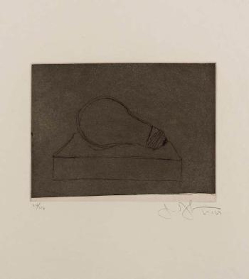 Large Lightbulb by Jasper Johns