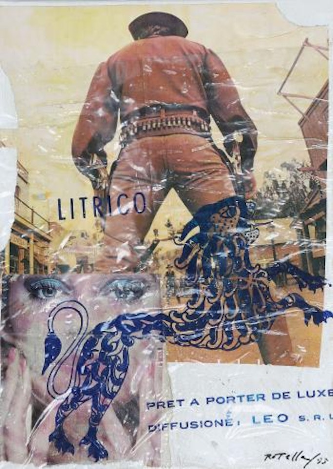 I dragoni by Mimmo Rotella