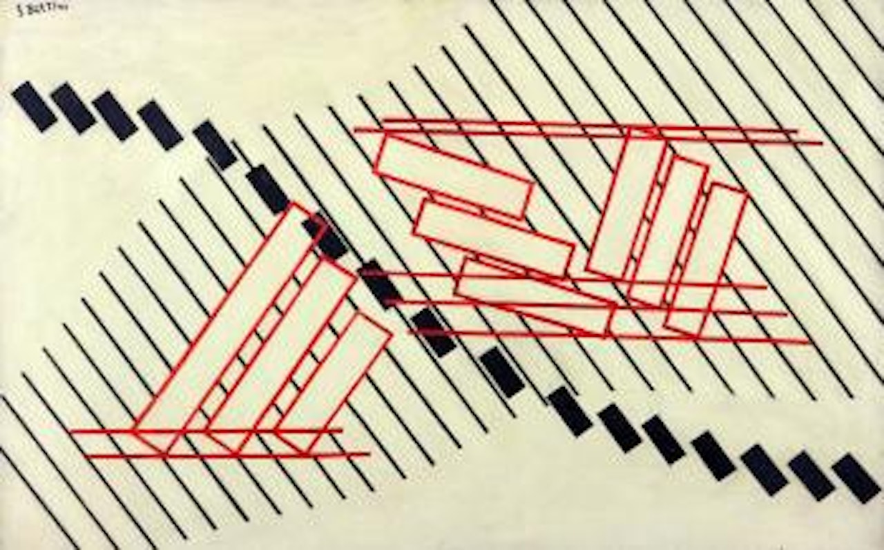 Composizione astratto geometrica by Gianni Bertini